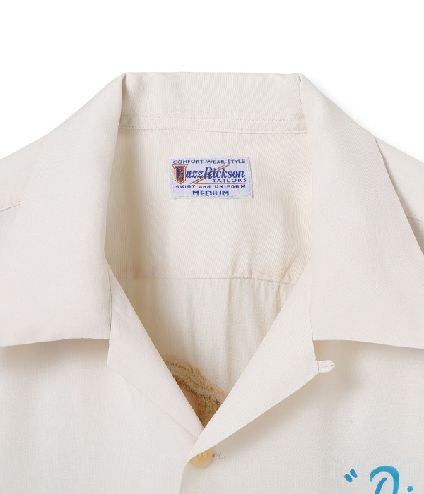 Lot No. BR39106 / AIRBRUSH HAND PAINT OPEN SHIRT "PACIFIC PASSION"