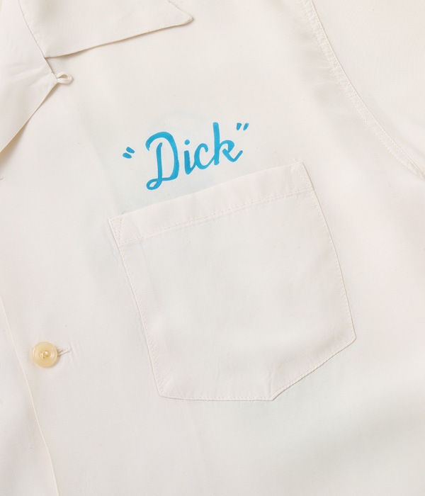 Lot No. BR39106 / AIRBRUSH HAND PAINT OPEN SHIRT "PACIFIC PASSION"