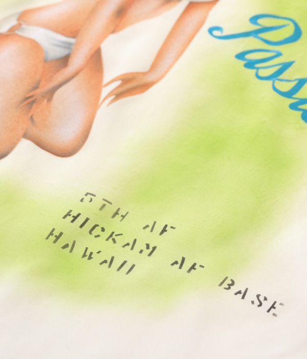 Lot No. BR39106 / AIRBRUSH HAND PAINT OPEN SHIRT "PACIFIC PASSION"