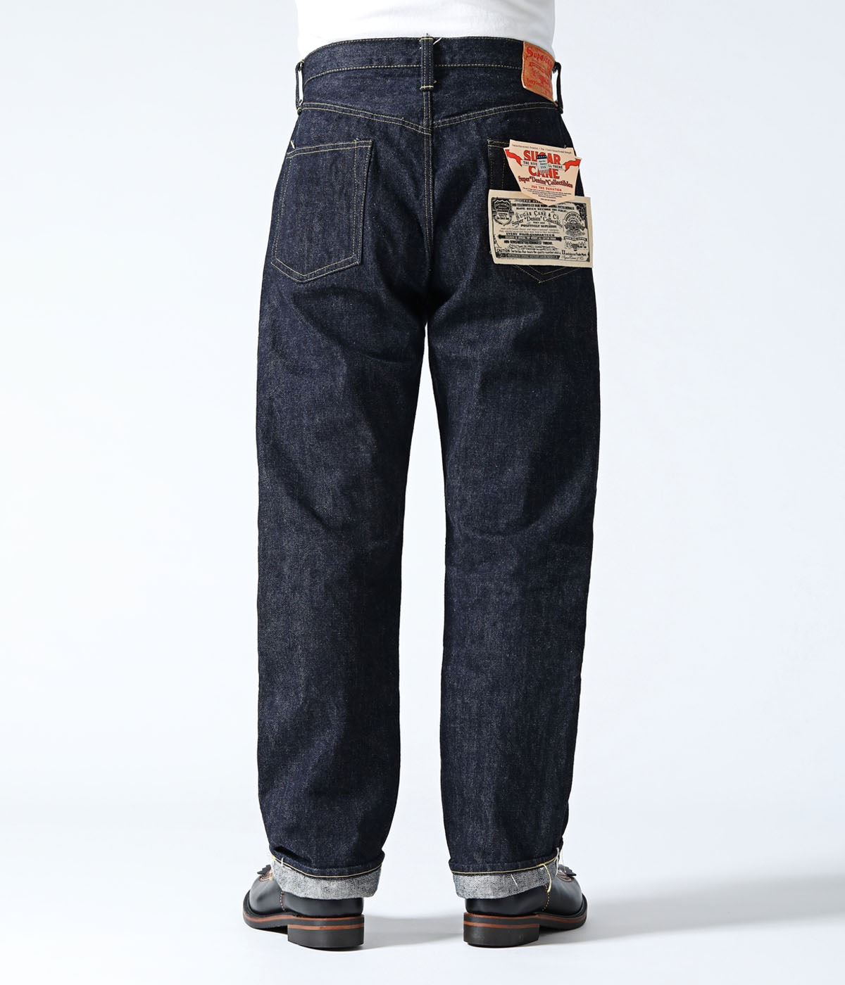Lot No. SC49050 / SUGAR CANE Super "Denim" Collectibles #50 13.5oz. DENIM WAIST OVERALLS ��1940��s SPECIAL�� Made in USA