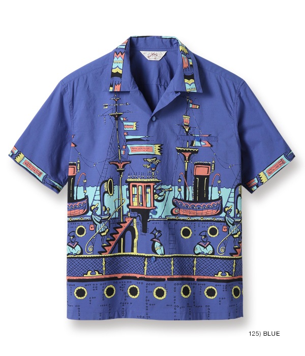 Lot No. SH38392 / BROAD COTTON OPEN SHIRT ��SEA VOYAGE��