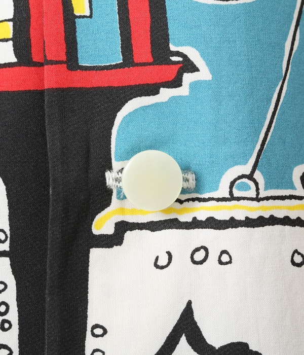 Lot No. SH38392 / BROAD COTTON OPEN SHIRT ��SEA VOYAGE��