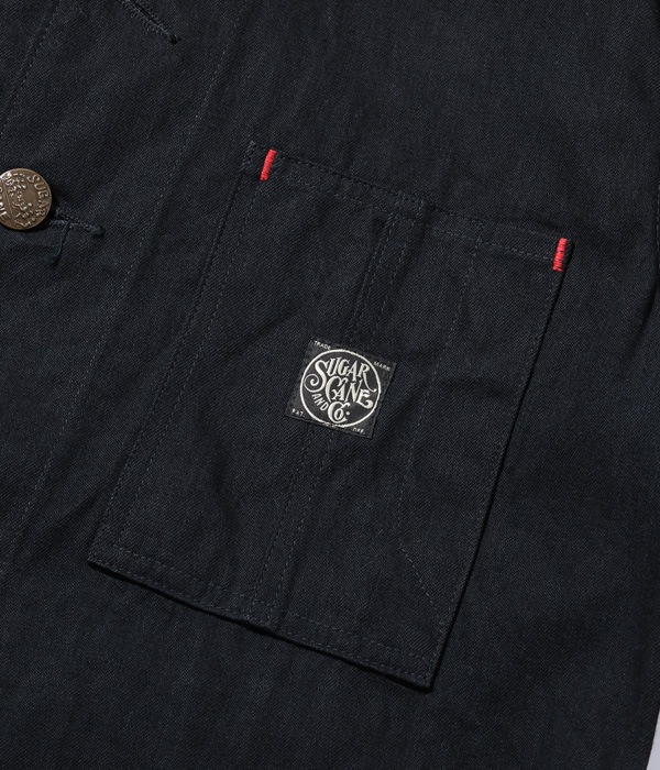 Lot No. SC15075 / FICTION ROMANCE 11oz. BLACK DENIM WORK COAT