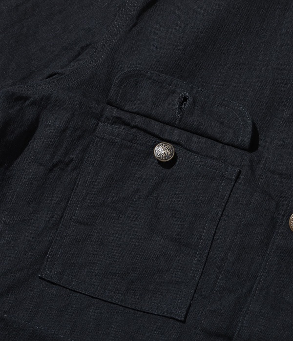 Lot No. SC15075 / FICTION ROMANCE 11oz. BLACK DENIM WORK COAT