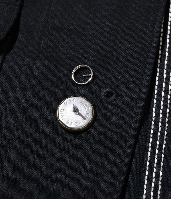 Lot No. SC15075 / FICTION ROMANCE 11oz. BLACK DENIM WORK COAT