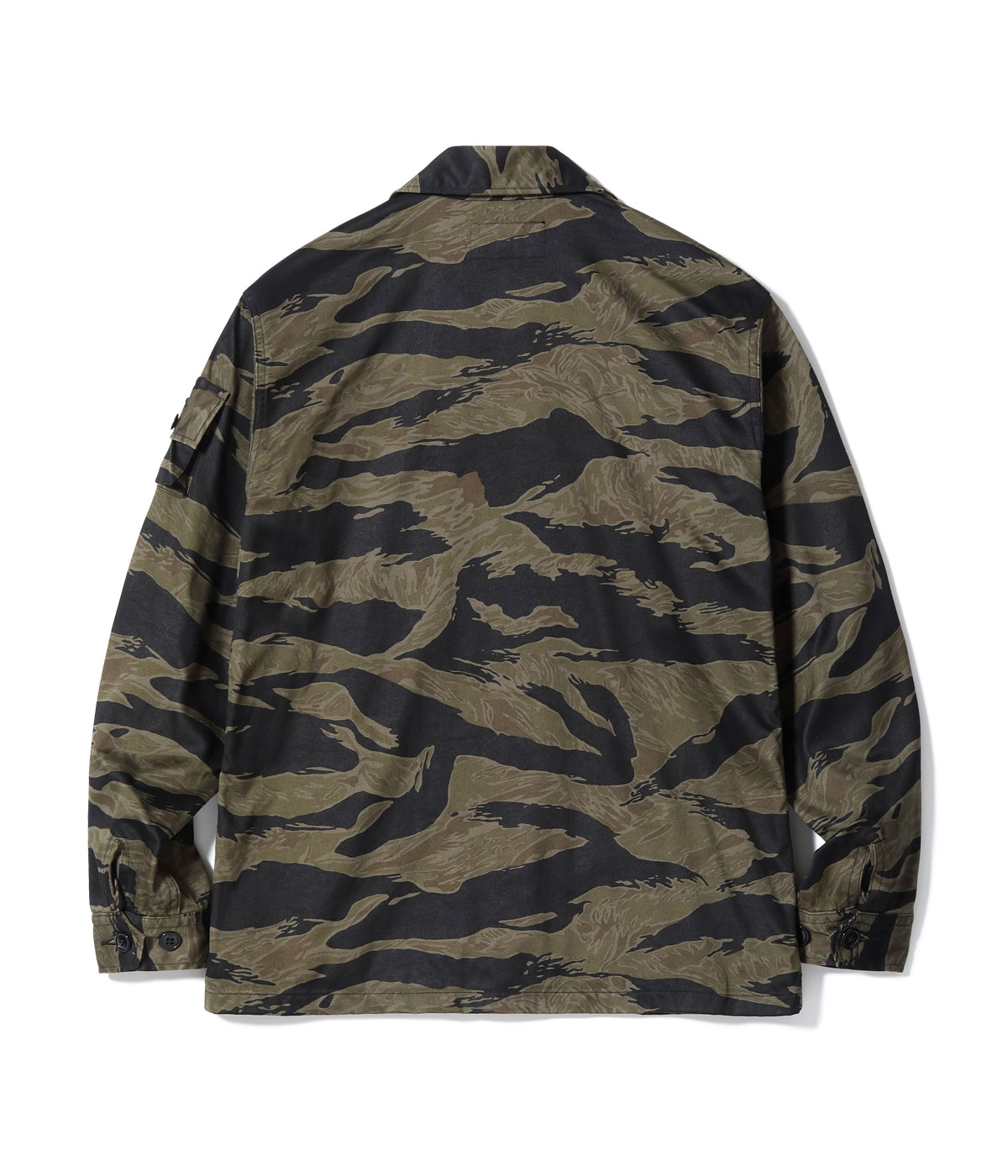 Lot No. BR15778 / WILLIAM GIBSON COLLECTION BLACK TIGER PATTERN JACKET OVER DYE