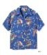 Lot No. SS39215 / RAYON HAWAIIAN SHIRT SOUTH SEA OUTRIGGER