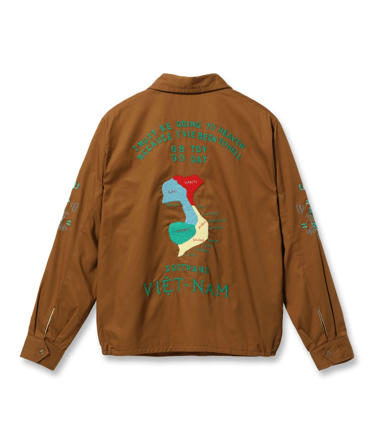 Lot No. TT15546 / Late 1960s Style Cotton Vietnam Jacket VIETNAM MAP