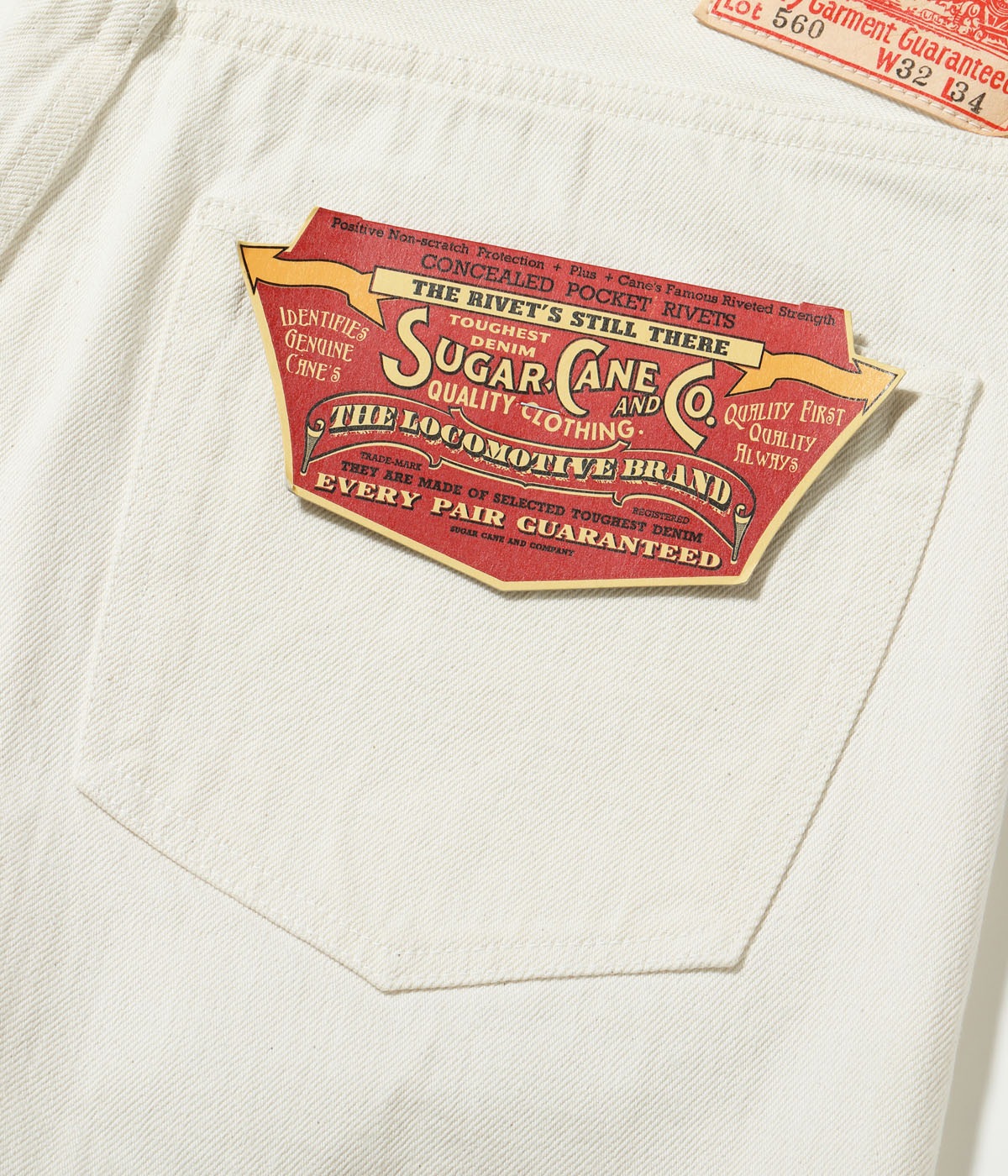 Lot No. SC42560 / 13oz. WHITE DENIM ��1947 MODEL�� (REGULAR STRAIGHT)