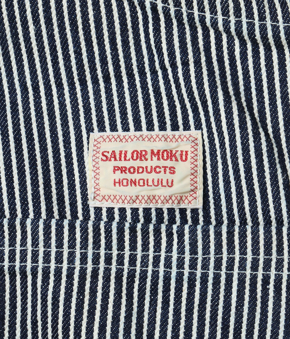 Lot No. SM42653 / SAILOR MOKU PRODUCTS 12.5oz. HICKORY STRIPE OVERALLS