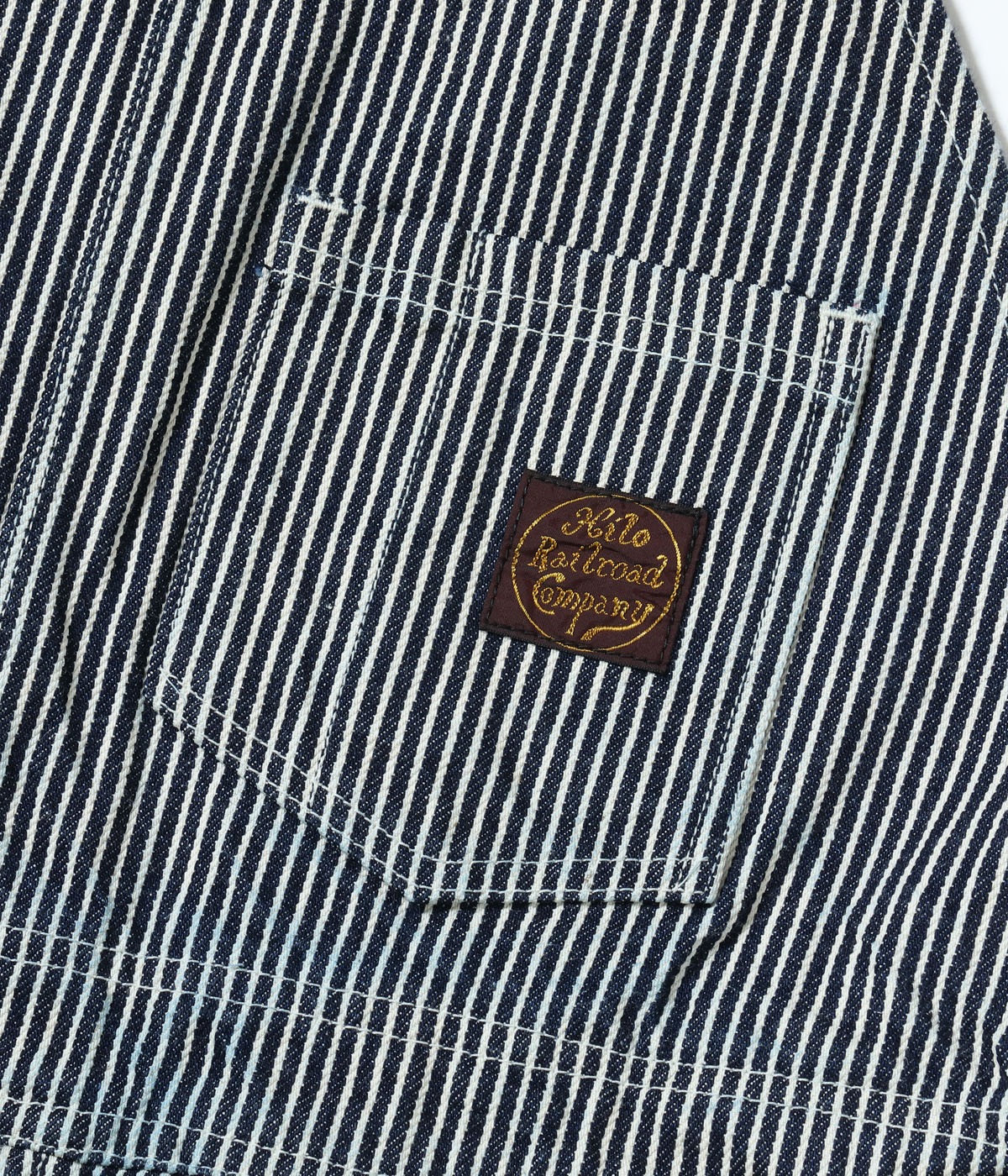 Lot No. SM42653 / SAILOR MOKU PRODUCTS 12.5oz. HICKORY STRIPE OVERALLS