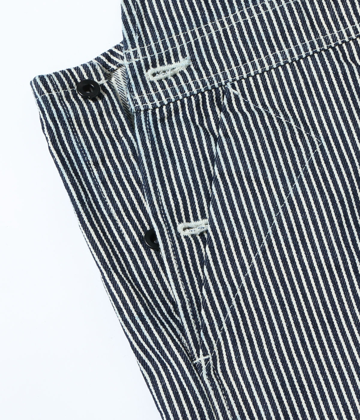 Lot No. SM42653 / SAILOR MOKU PRODUCTS 12.5oz. HICKORY STRIPE OVERALLS