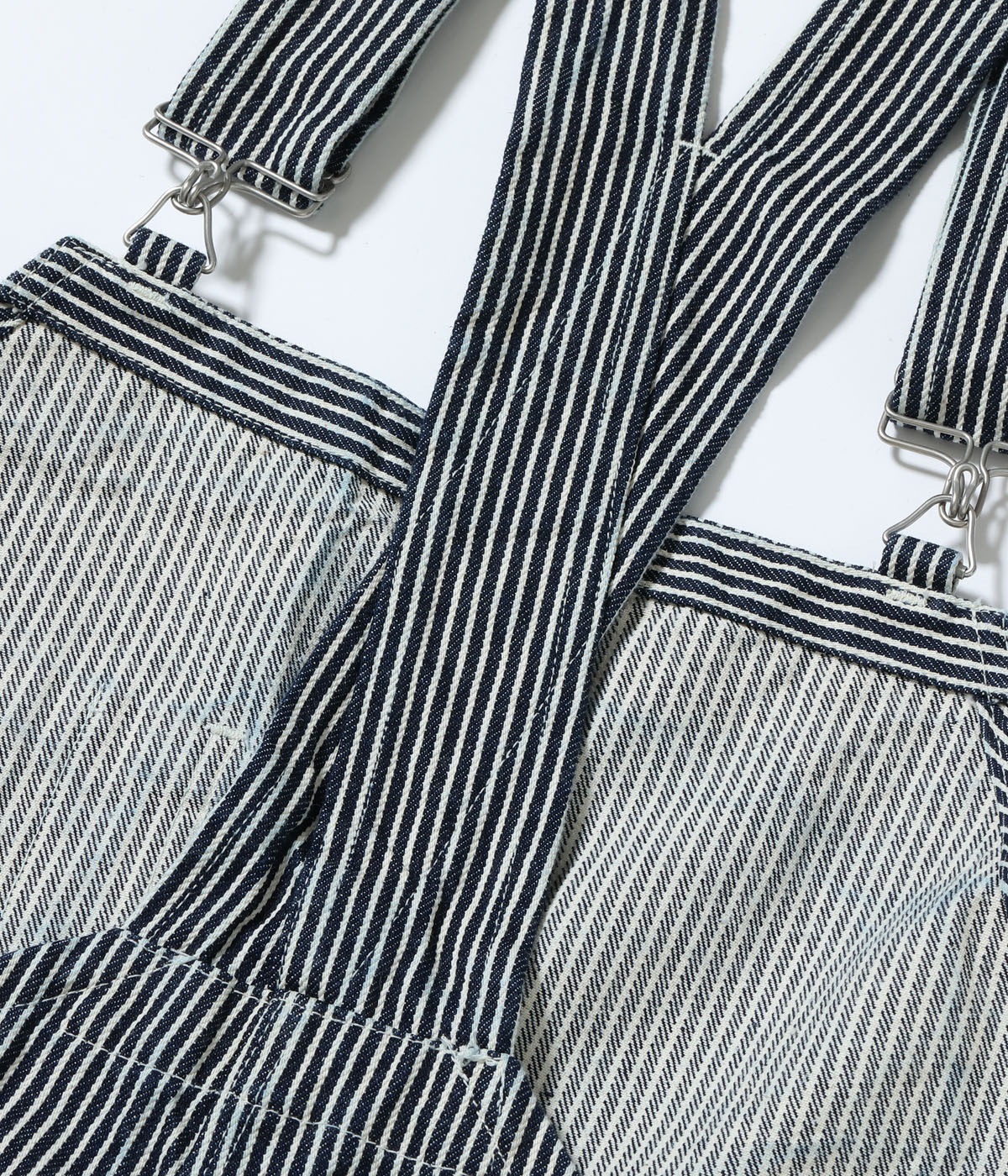 Lot No. SM42653 / SAILOR MOKU PRODUCTS 12.5oz. HICKORY STRIPE OVERALLS