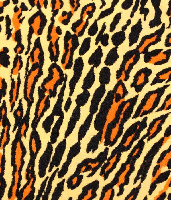 Lot No. SE28748 / Mid 1950s Style Velveteen Sports Shirt ��LEOPARD��