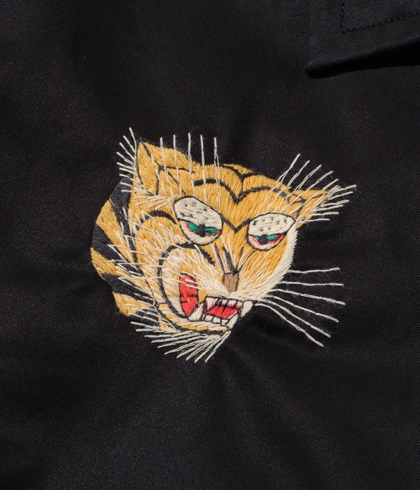 Lot No. TT15054-119 / Late 1960s Style Cotton Vietnam Jacket VIETNAM DRAGON (BLACK)