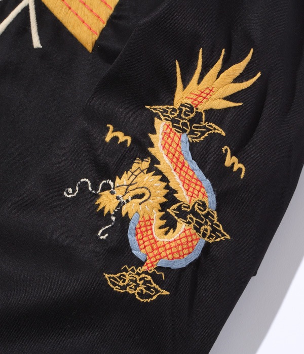 Lot No. TT15054-119 / Late 1960s Style Cotton Vietnam Jacket VIETNAM DRAGON (BLACK)