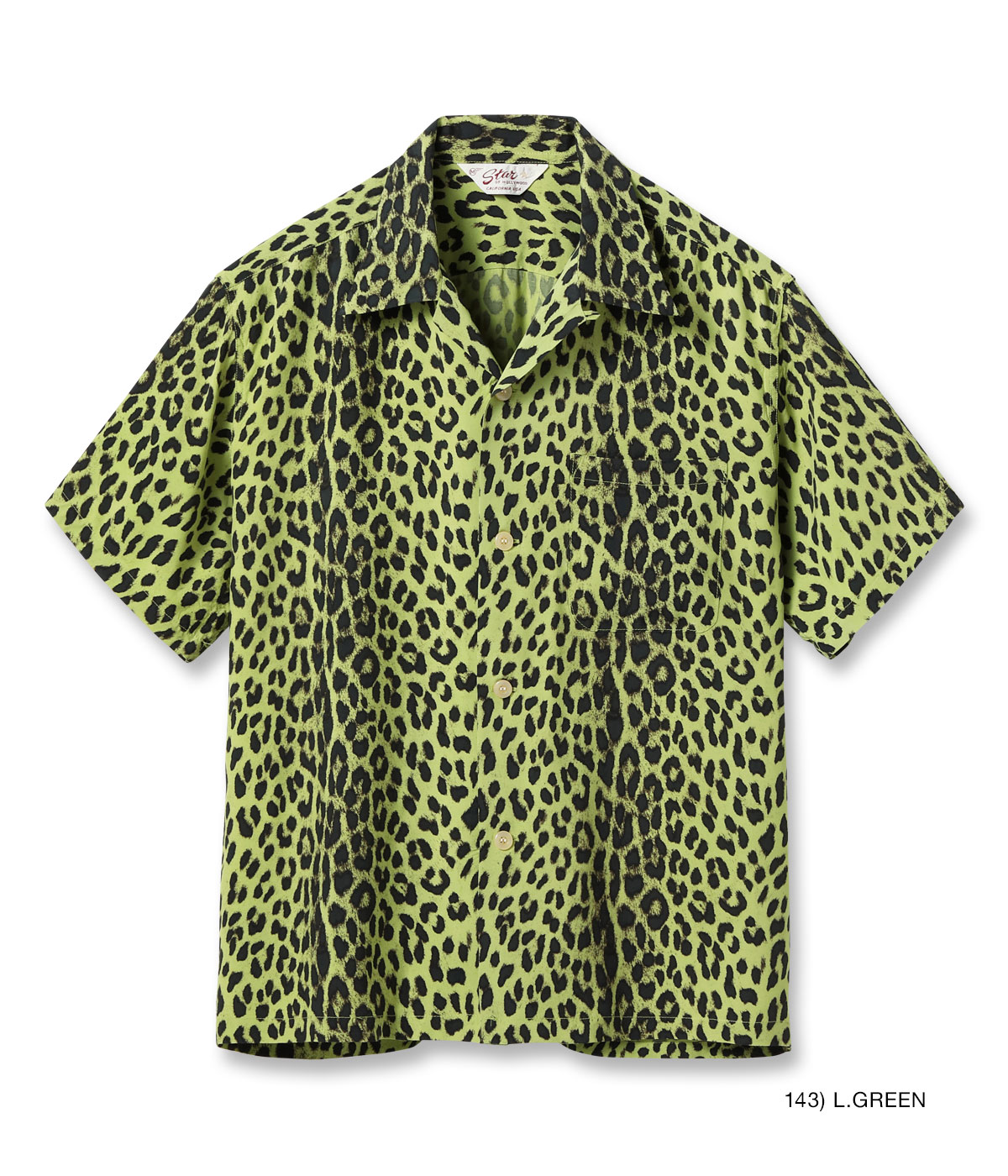 Lot No. SH39490 / HIGH DENSITY RAYON OPEN SHIRT ��LEOPARD��