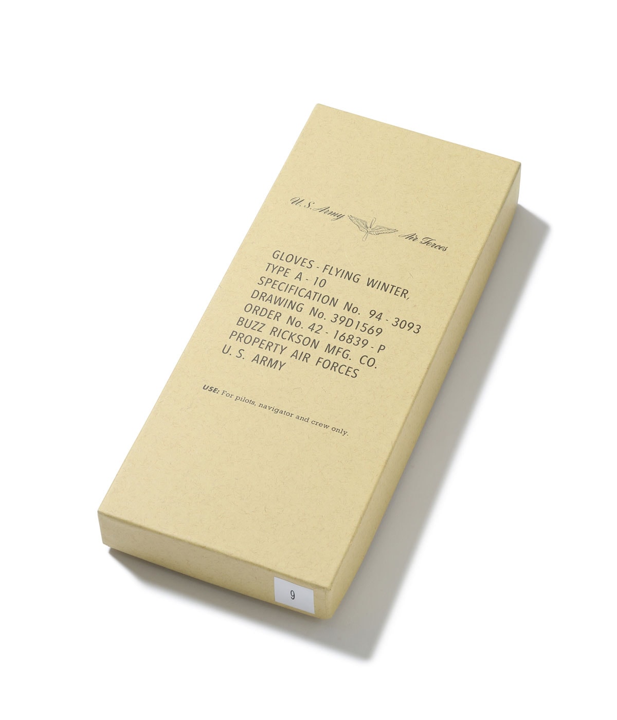 Lot No. BR02873 / WILLIAM GIBSON COLLECTION BLACK A-10 GLOVE