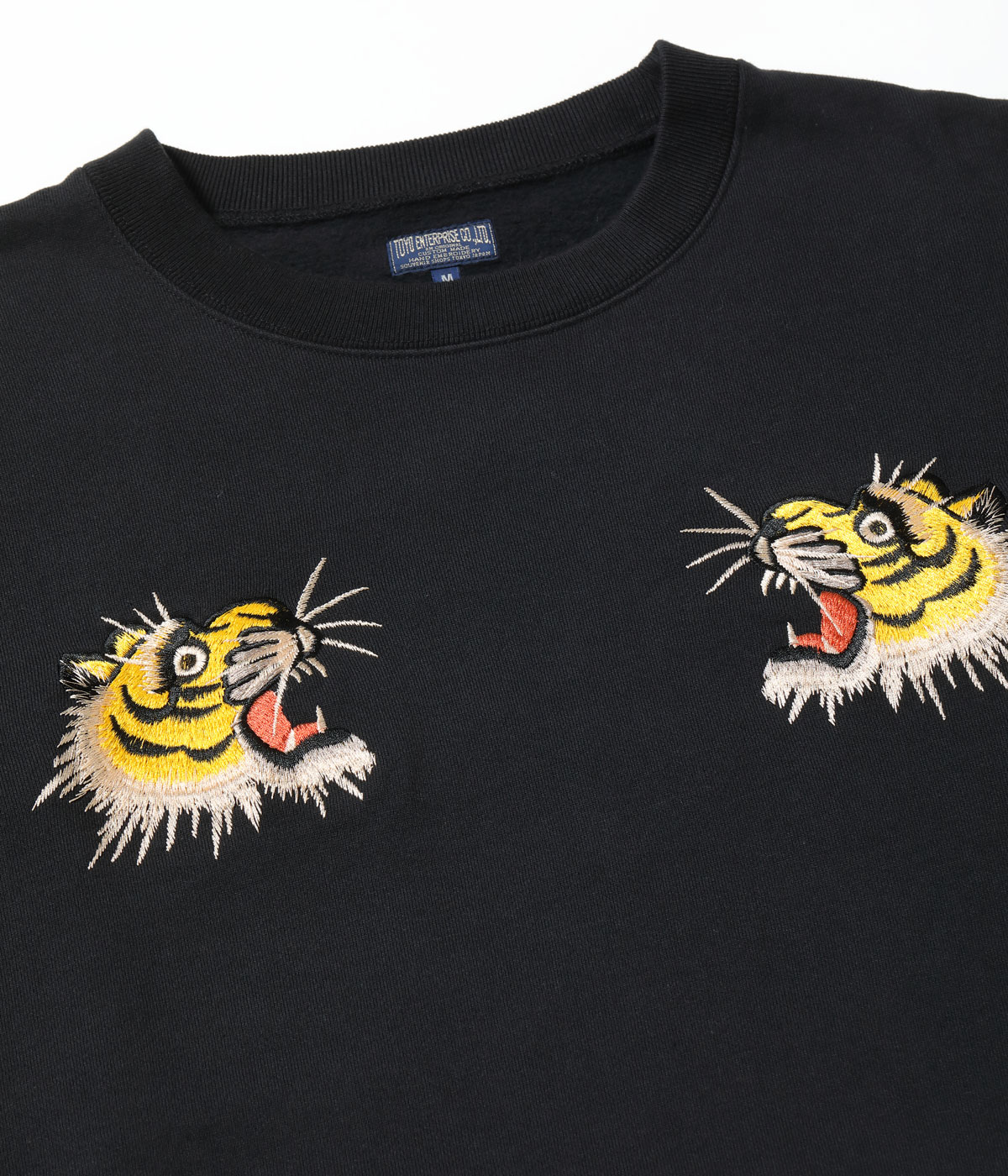 Lot No. TT69814 / SUKA CREW SWEAT EMBROIDERED ��TIGER��