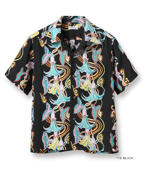 【激安通販 オンラインショップ】日用品 Lot ANGEL'S LEAF “TARO SHIRT HAWAIIAN RAYON / SS38562 No. トップス