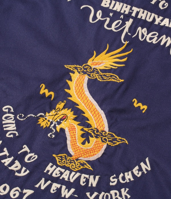Lot No. TT15054-128 / Late 1960s Style Cotton Vietnam Jacket ��VIETNAM DRAGON�� (NAVY)