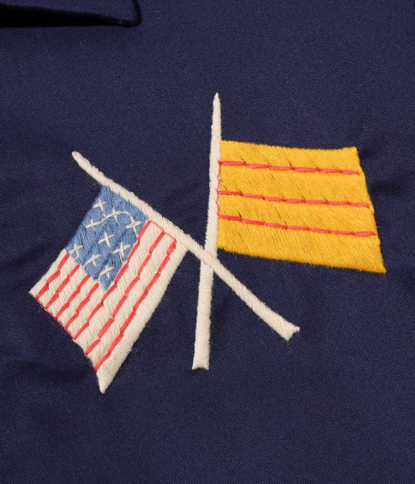 Lot No. TT15054-128 / Late 1960s Style Cotton Vietnam Jacket ��VIETNAM DRAGON�� (NAVY)