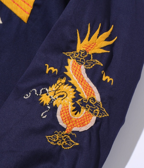 Lot No. TT15054-128 / Late 1960s Style Cotton Vietnam Jacket ��VIETNAM DRAGON�� (NAVY)