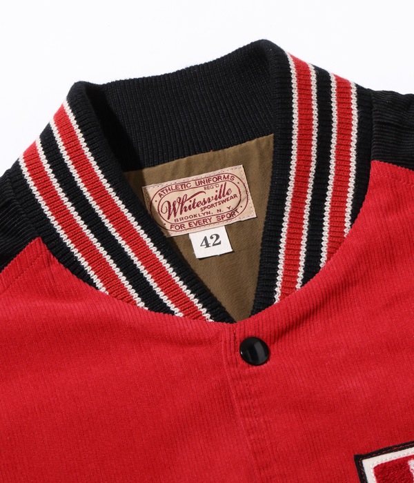 Lot No. WV15171-165 / 14W CORDUROY AWARD JACKET (RED)