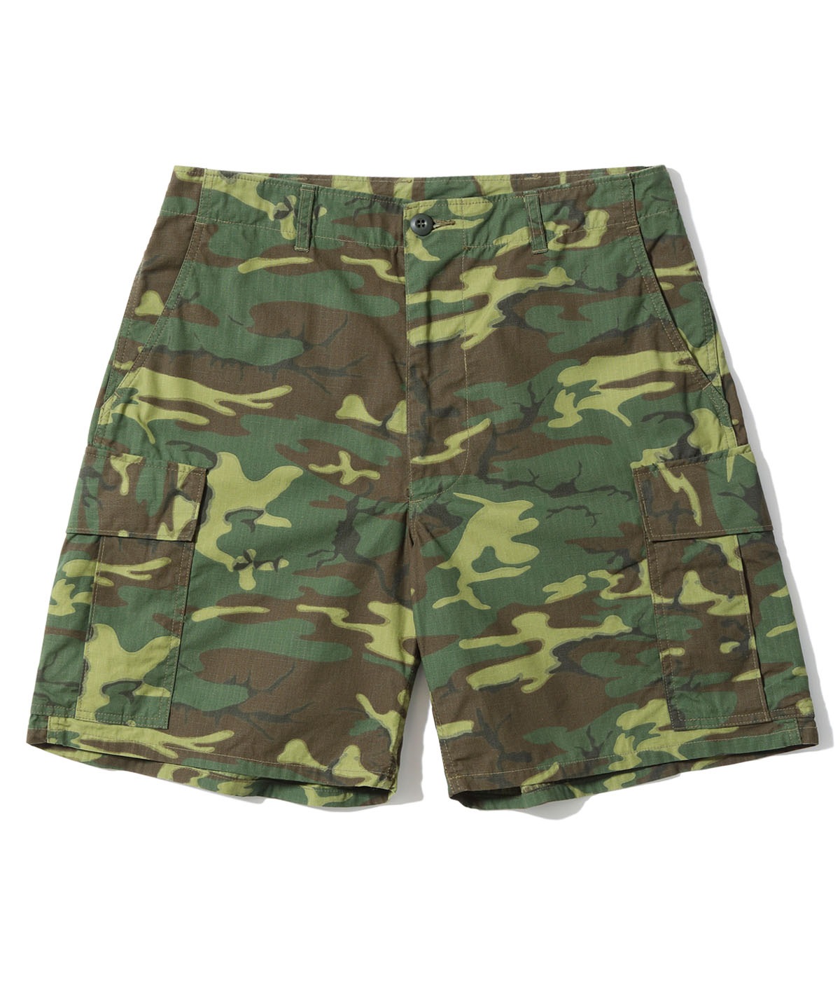 Lot No. BR52532 / TROUSERS, MAN'S, CAMOUFLAGE COTTON, WIND RESISTANT POPLIN, CLASS 2 SHORTS
