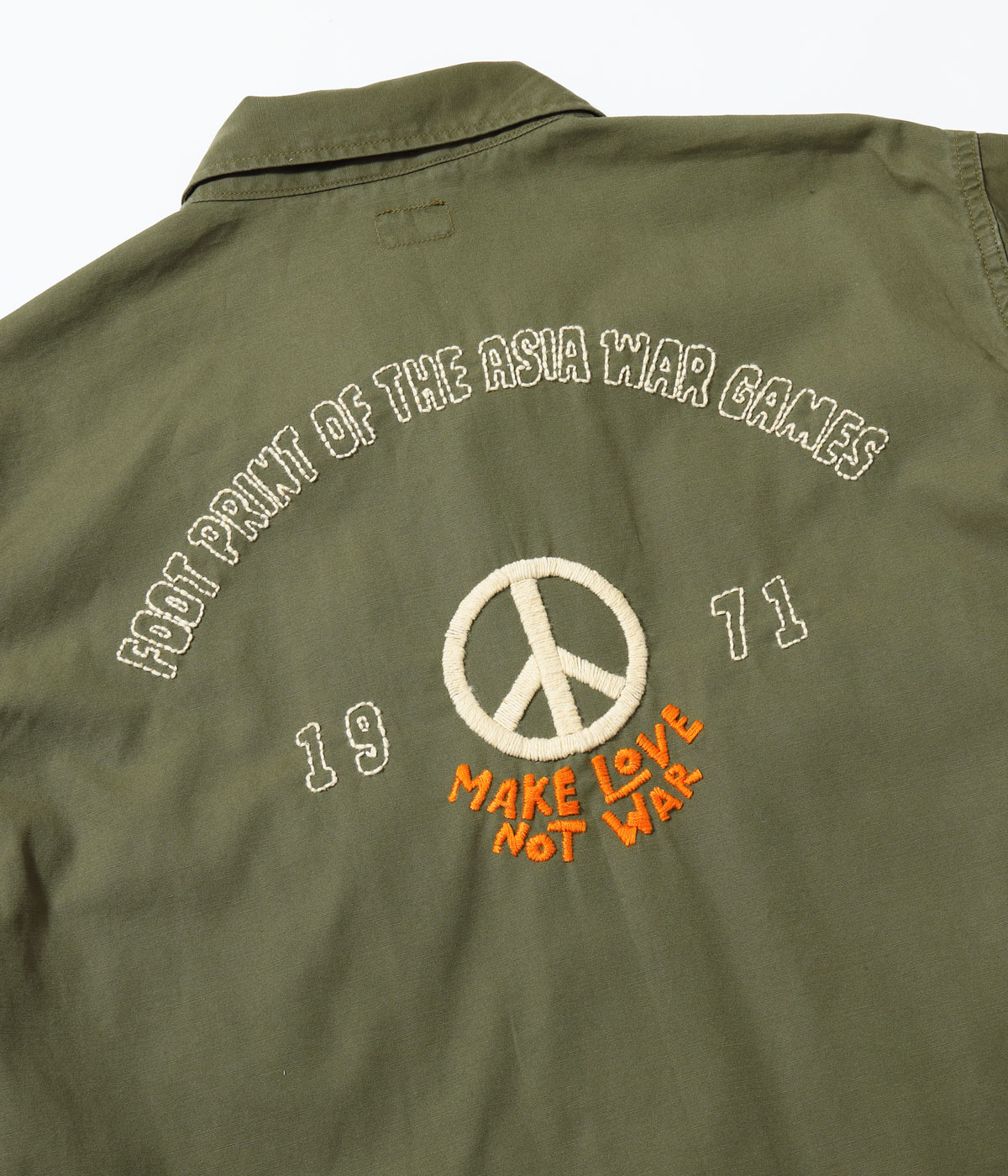 Lot No. BR15919 / COAT, MAN'S COMBAT TROPICAL HAND EMBROIDERY