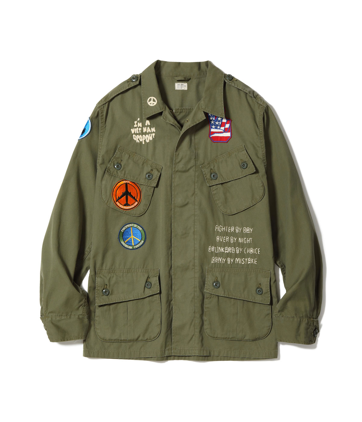 Lot No. BR15919 / COAT, MAN'S COMBAT TROPICAL HAND EMBROIDERY