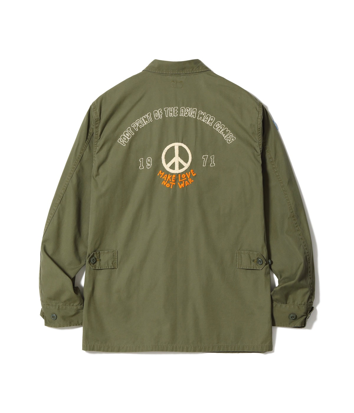 Lot No. BR15919 / COAT, MAN'S COMBAT TROPICAL HAND EMBROIDERY