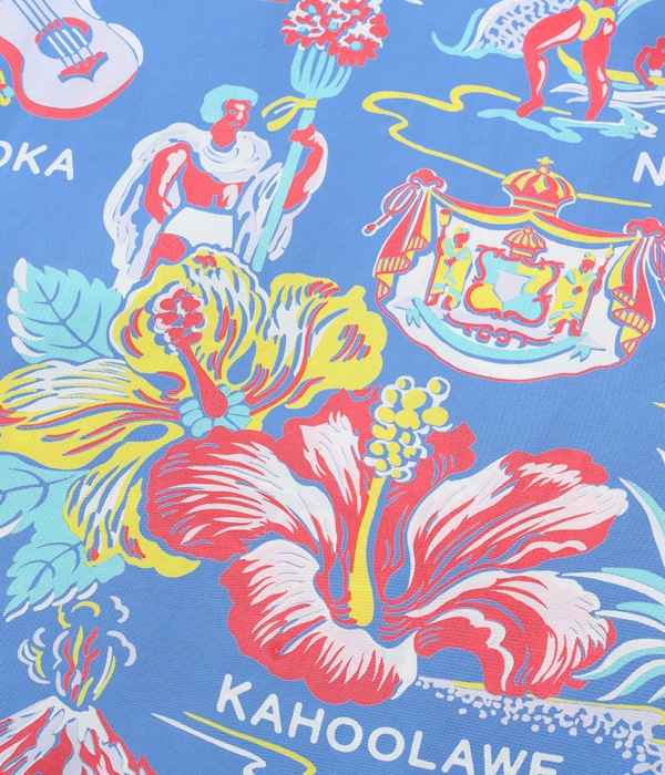 Lot No. SS38563 / RAYON HAWAIIAN SHIRT ��EMPYREAL GIFT FROM HAWAII��