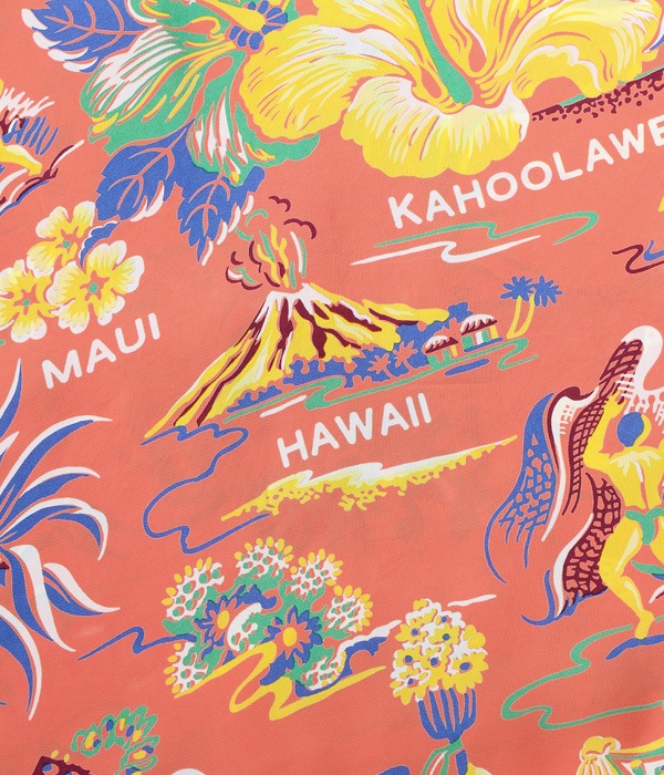Lot No. SS38563 / RAYON HAWAIIAN SHIRT ��EMPYREAL GIFT FROM HAWAII��