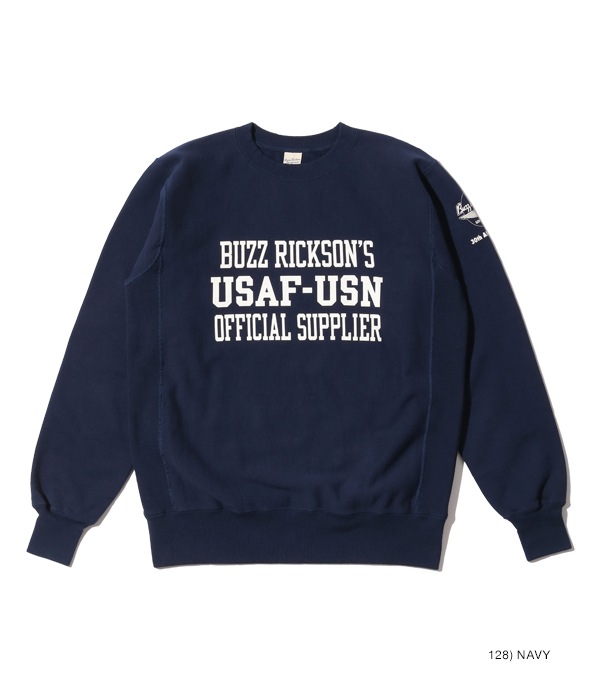 Lot No. BR69193 / BUZZ RICKSON'S 30th ANNIVERSARY MODEL HORIZONTAL KNITTING HEAVY WEIGHT SWEAT SHIRTS