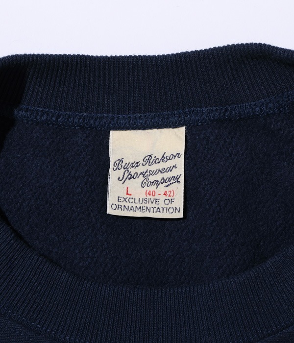 Lot No. BR69193 / BUZZ RICKSON'S 30th ANNIVERSARY MODEL HORIZONTAL KNITTING HEAVY WEIGHT SWEAT SHIRT