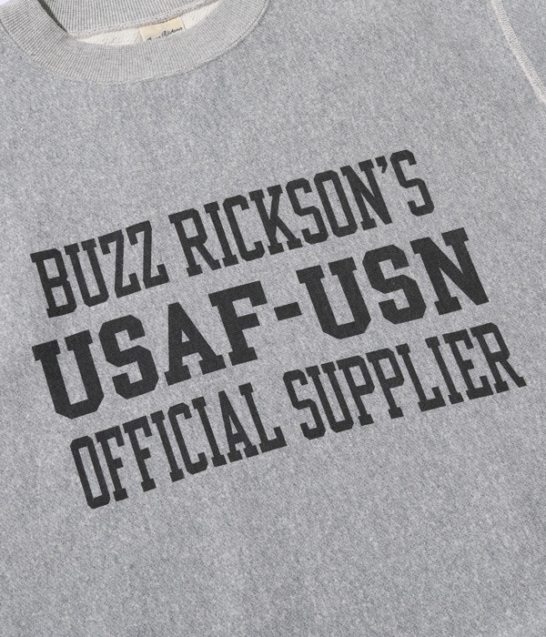 Lot No. BR69193 / BUZZ RICKSON'S 30th ANNIVERSARY MODEL HORIZONTAL KNITTING HEAVY WEIGHT SWEAT SHIRT