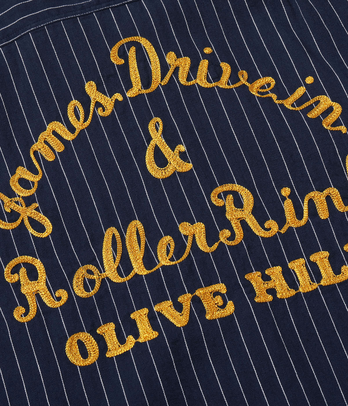 Lot No. SC39305 / COKE STRIPE WORK SHIRT with EMBROIDERED (SHORT SLEEVE)