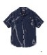 Lot No. SC39305 / COKE STRIPE WORK SHIRT with EMBROIDERED (SHORT SLEEVE)