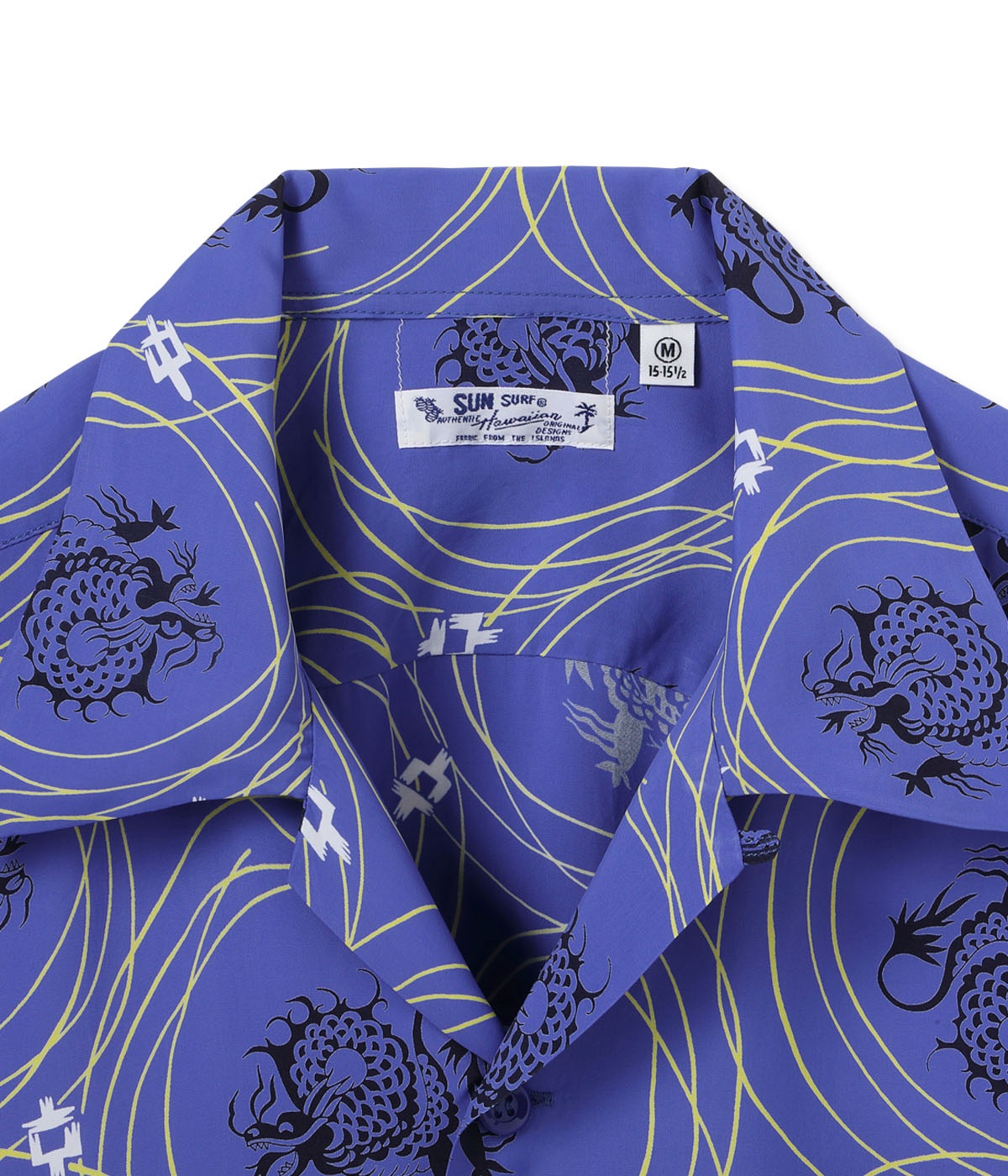 Lot No. SS39617 / RAYON HAWAIIAN SHIRT ��DRAGON GRID��