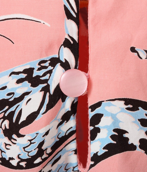 Lot No. SH38377 / HIGH DENSITY RAYON PULLOVER SHIRT ��RATTLE SNAKE��