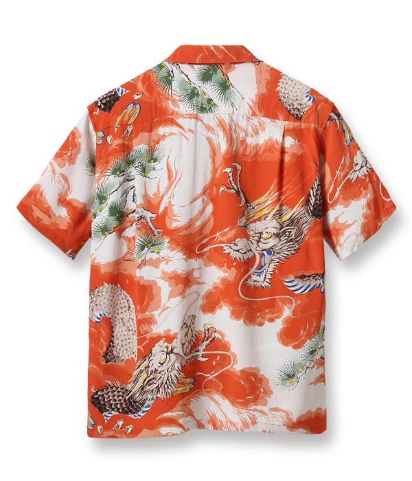 Lot No. SS38564 / RAYON HAWAIIAN SHIRT ��DRAGON��