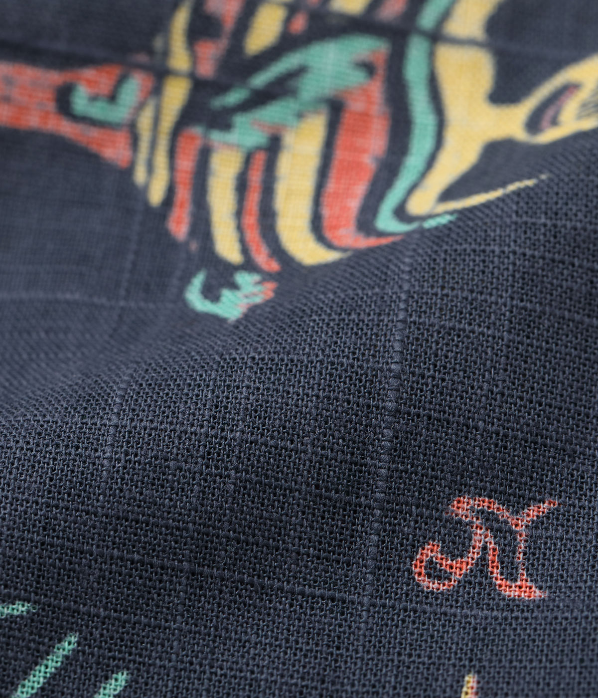 Lot No. SS39501 / COTTON LINEN SLUBYARN OPEN SHIRT ��HELE-MAI-E��