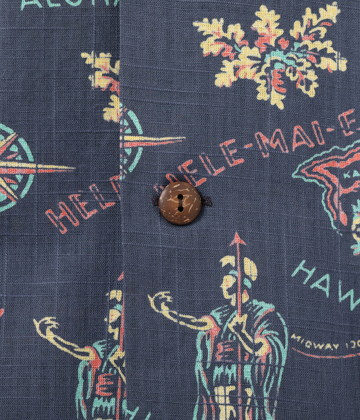 Lot No. SS39501 / COTTON LINEN SLUBYARN OPEN SHIRT ��HELE-MAI-E��