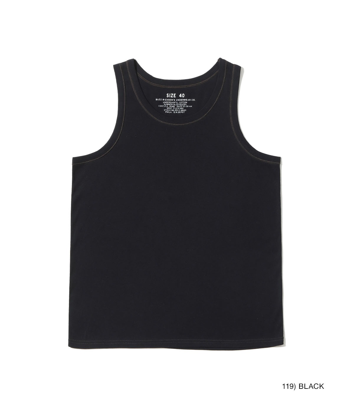 Lot No. BR79741 / UNDERSHIRTS, COTTON SUMMER-SLEEVELESS