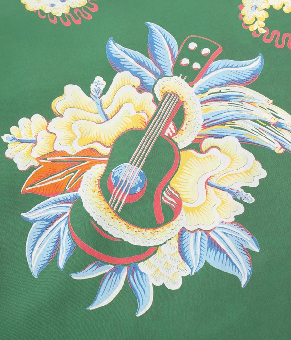 Lot No. SS38565 / RAYON HAWAIIAN SHIRT ��MACINTOSH UKULELE��