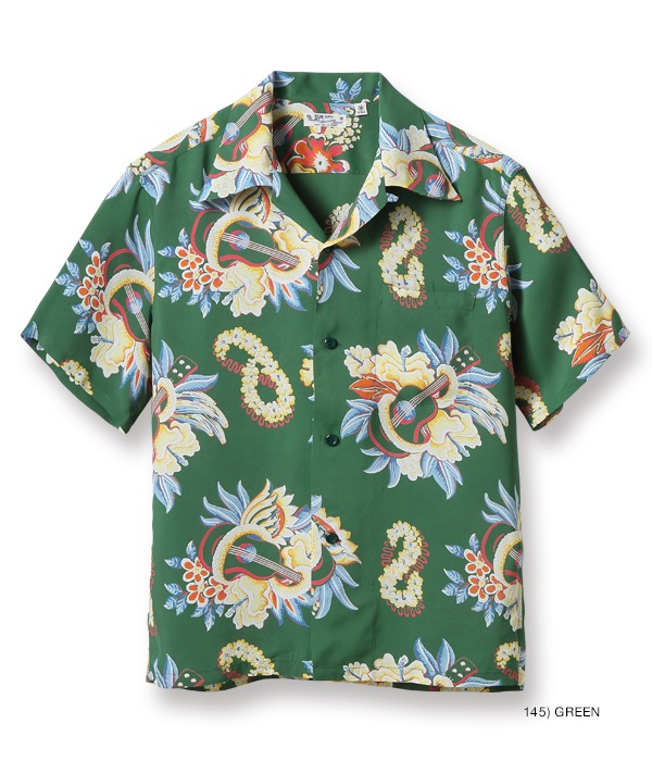 Lot No. SS38565 / RAYON HAWAIIAN SHIRT ��MACINTOSH UKULELE��