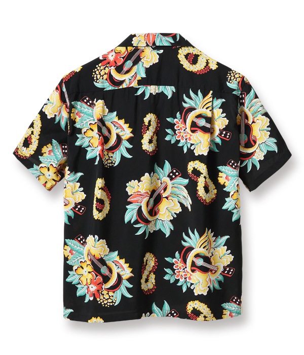 Lot No. SS38565 / RAYON HAWAIIAN SHIRT ��MACINTOSH UKULELE��