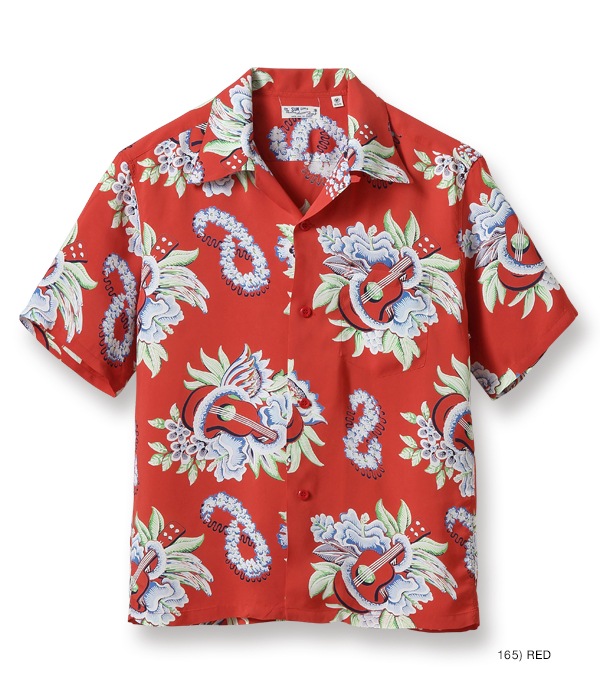 Lot No. SS38565 / RAYON HAWAIIAN SHIRT ��MACINTOSH UKULELE��