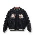 Lot No. TT15052-119 / Mid 1950s Style Acetate Souvenir Jacket ��TIGER HEAD�� �� ��CHEVY LOVER��